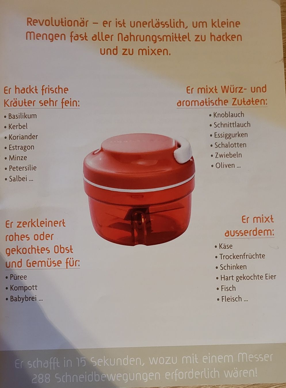 Tupperware Appareils de cuisine: Tupper Super Sonic Compackt 300 ml – Neuf avec emballage d'origine à Schweizersholz par fuchs06 6
