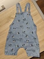 Mickey Mouse Jeans Latzhose, Gr. 92