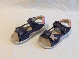 Elefanten Kindersandalen Mittel Blau-Rosa Gr 30