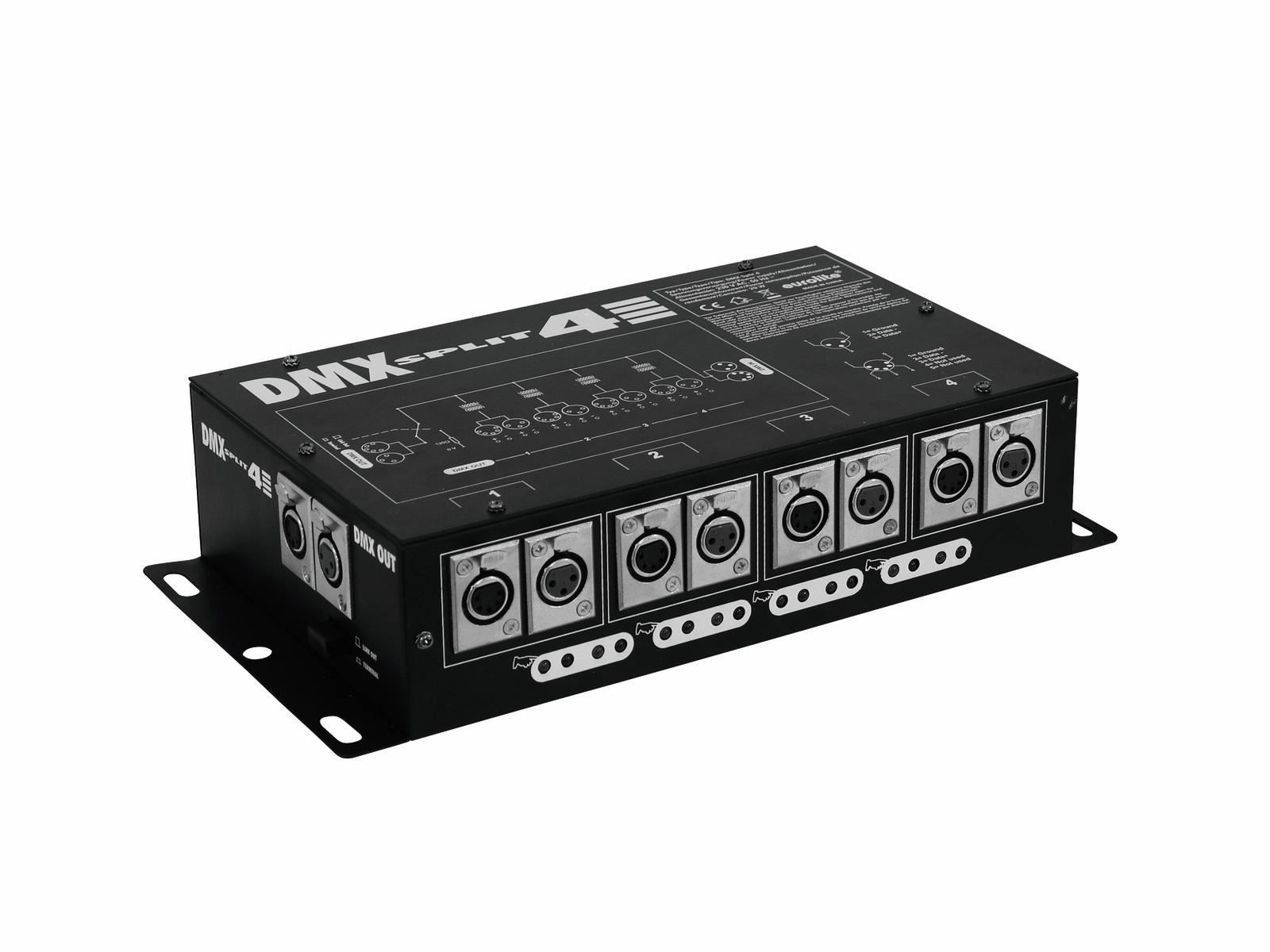 Console di mixaggio: EUROLITE DMX Split 4 Splitter – Nuovo e nell'imballaggio originale da Däniken SO venduto da Profog1