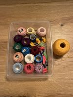 Stickgarn Konvolut verschiedene Farben guter Zustand