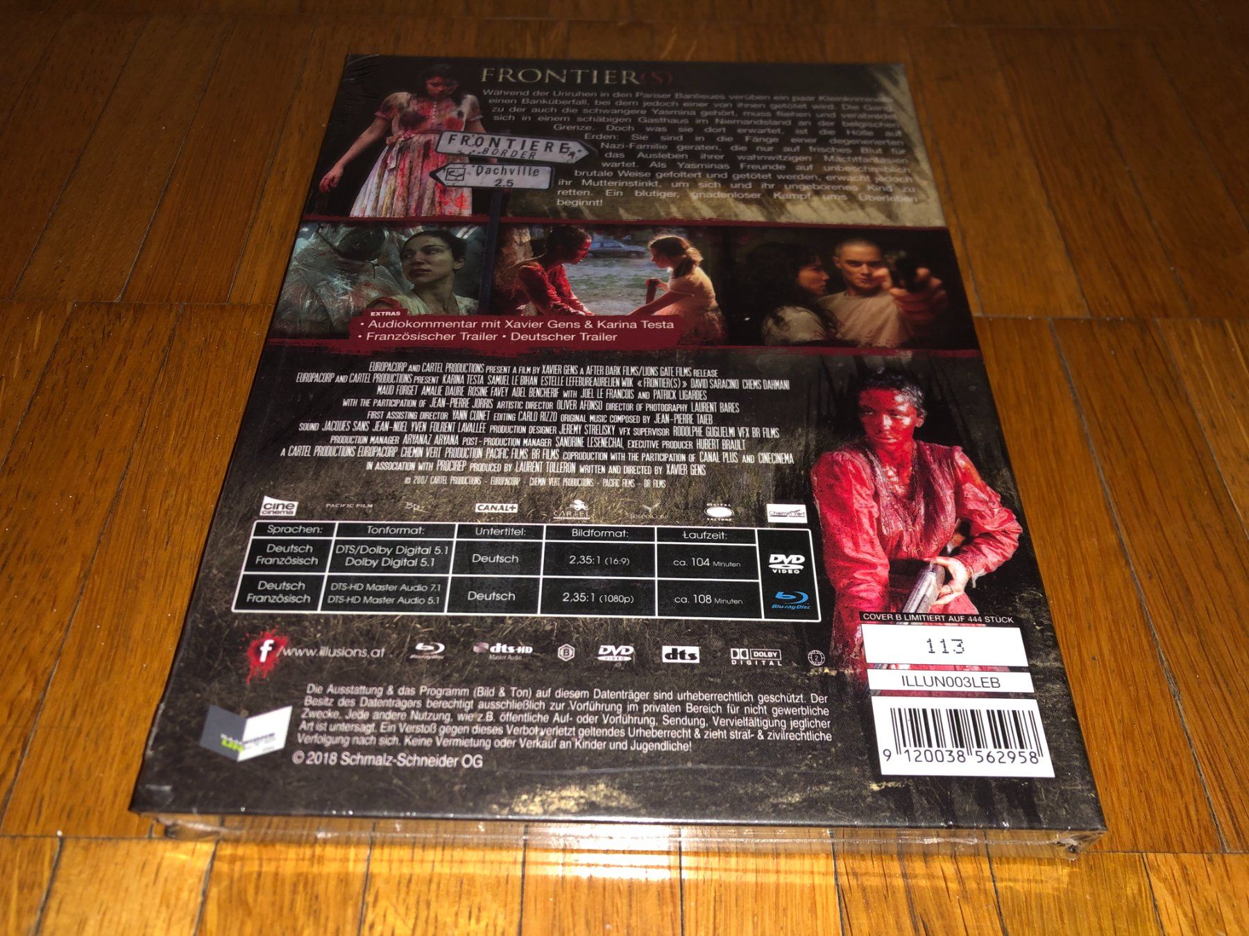 Alle DVDs: Frontier(s) - MEDIABOOK - B - UNRATED – Neu und originalverpackt aus Basel von havsok 1
