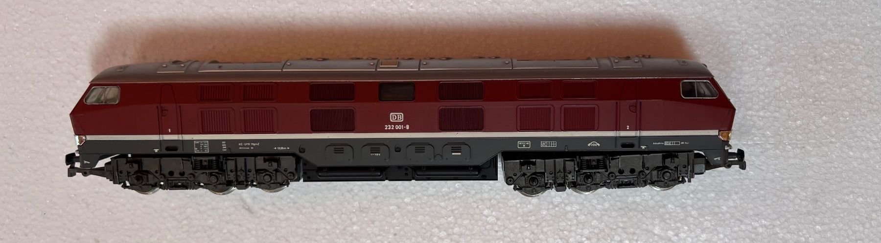 Rivarossi Modellini di ferrovie: Rivarossi DB 232 001-8 – Usato da Rebstein venduto da keeljohnpirat 1