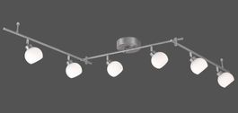 Deckenlampe mit sechs Spots, sehr guter Zustand!