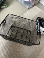 Fahrradkorb schwarz Gitter Guter Zustand
