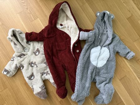 3x Winteroverall Baby