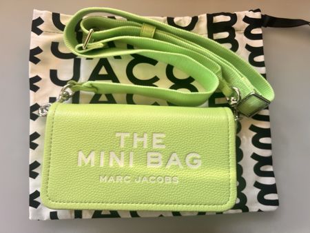 Mini sac Marc Jacobs The Mini Bag - Vert Printemps✨Neuf