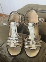 Bally Sandalen Gold Grösse 39 guter Zustand