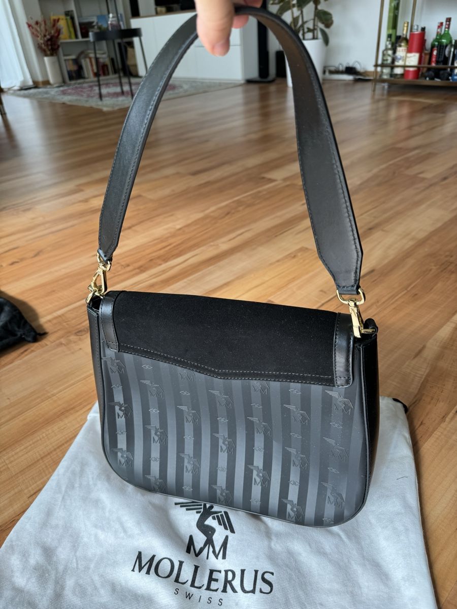 Maison Mollerus Taschen für Damen: Mollerus Umhängetasche Schwarz Leder – Gebraucht aus Killwangen von baffi06 4