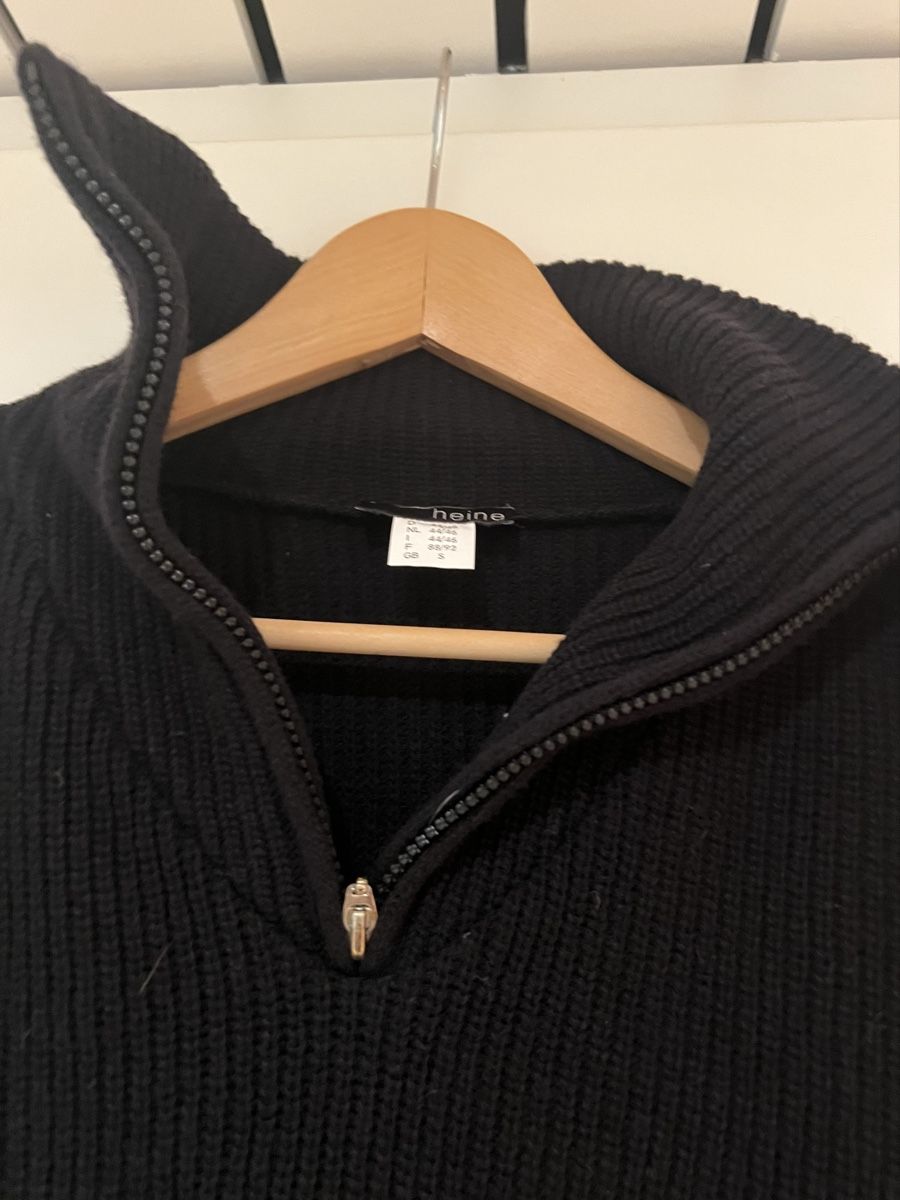 Heine Maglioni & Felpe: HEINE Herren Pullover schwarz Schurwolle Grösse 44/46 – Nuovo (secondo la descrizione) da Hünenberg venduto da Paddels 1