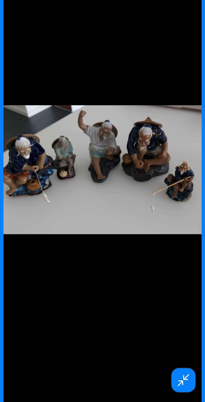 Sculture & Statue: Figurines de pêcheurs anciens, collection unique – Usato da Estavayer-Le-Lac venduto da zazadavidson