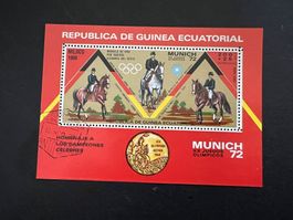 Guinea München 1972 Reiten gest. (D873)