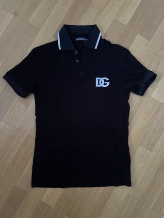 Dolce & Gabbana Polo Shirt schwarz Herren Grösse 48