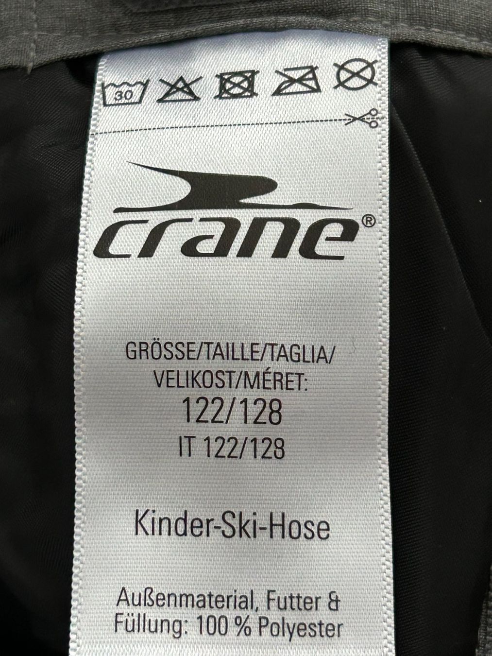 Pantaloni: Skihose von "Crane", Grösse 122/128 – Usato da Zumikon venduto da meter03 3
