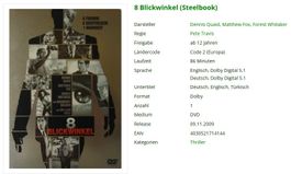 8 Blickwinkel (Steelbook) - DVD