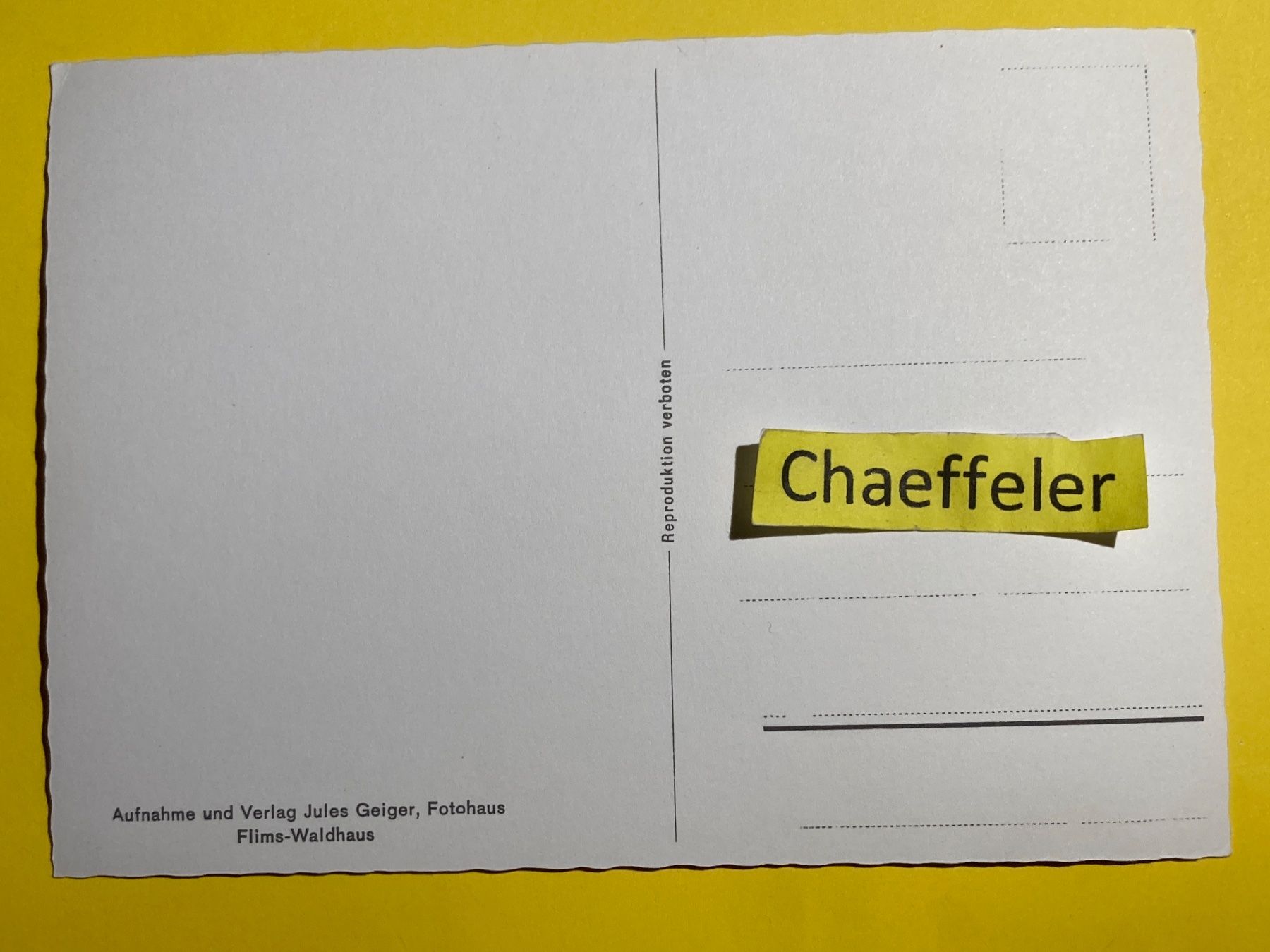 Cartoline postali: 7204 Viamalaschlucht – Usato da Zürich venduto da Chaeffeler 1