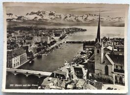 Zürich und die Alpen