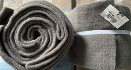 Filz Stoff Rolle grau Bastelfilz 15 x 500 cm NEU