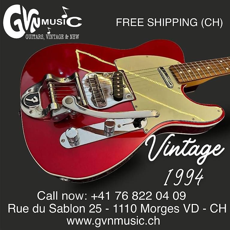 Strumenti musicali: Fender Telecaster Custom reissu 62 with Bigsby – Usato da Morges venduto da GvnMusic 4