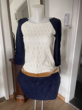 Robe ba&sh S.vintage  bleue marine / SVP lisez bien le texte