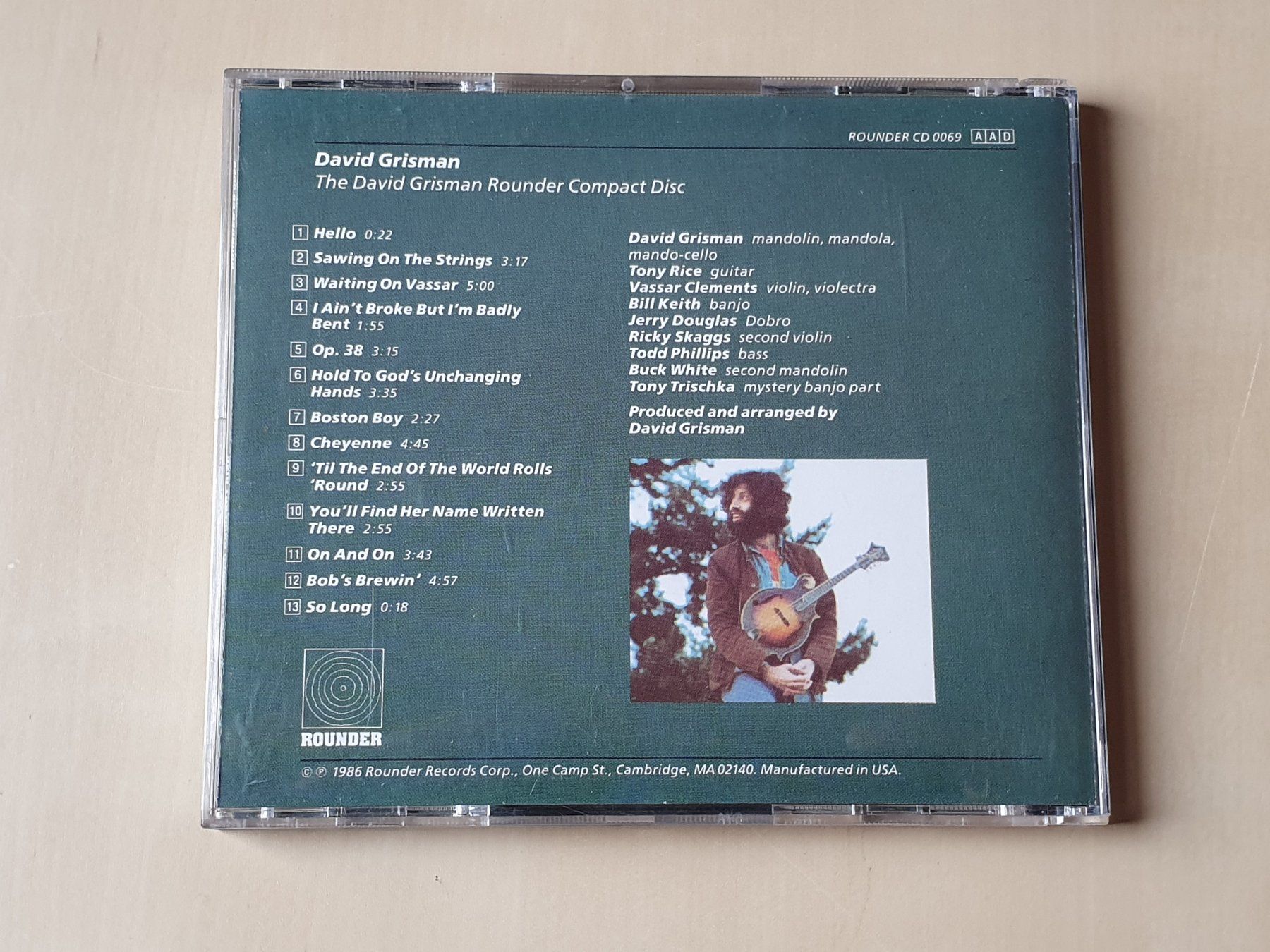 CDs: The David Grisman rounder Compact Disc – D'occasion à Stansstad par collectorsshop 1