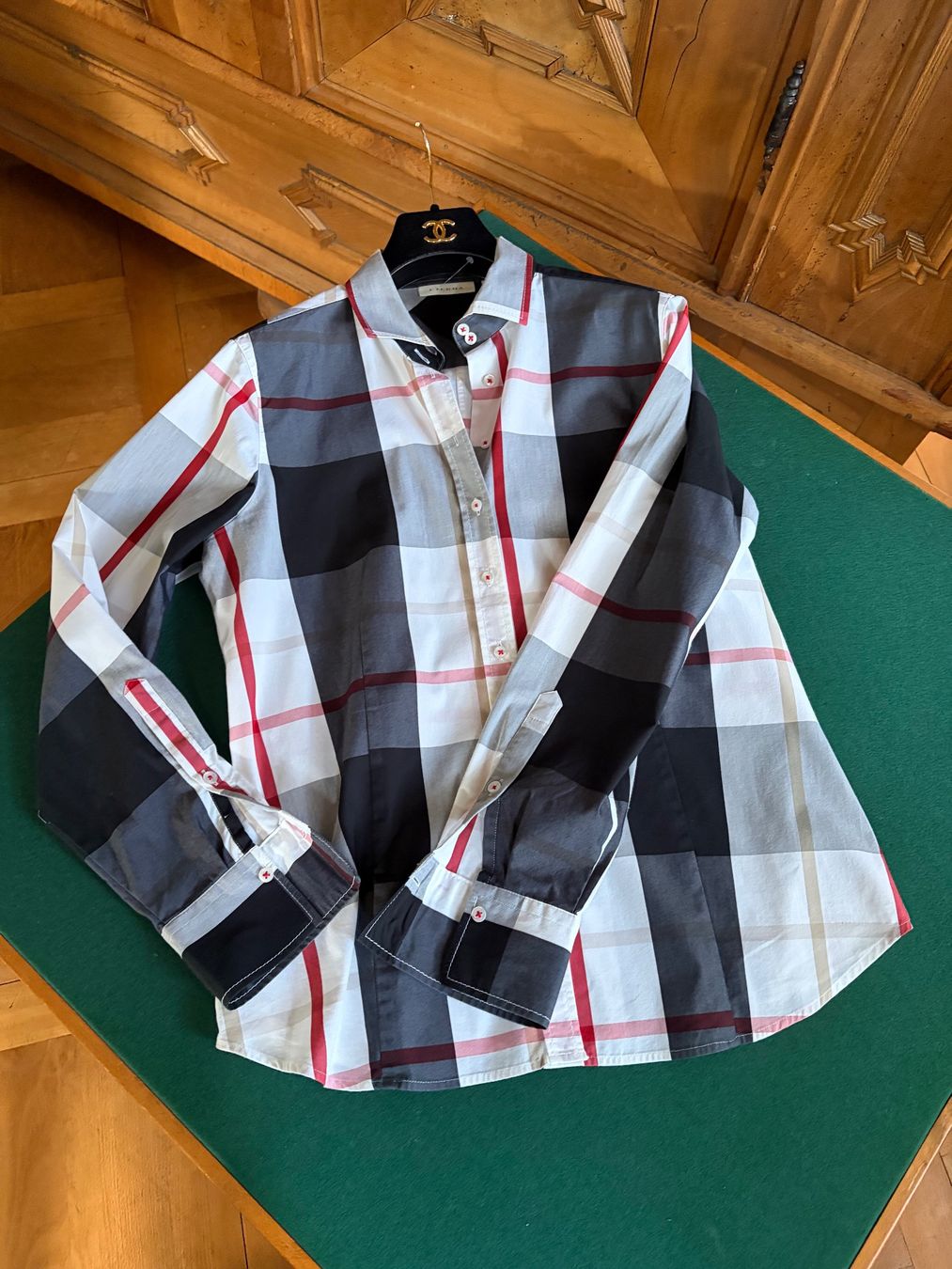 Eterna Camicette: ETERNA  Bluse  Größe 40 im Burberry-Stil  NEU – Nuovo (secondo la descrizione) da Interlaken venduto da Bona55 5