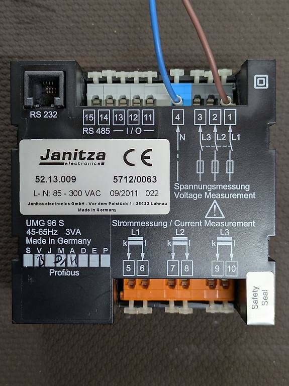 Messen: Janitza UMG96S 52.13.009 – Gebraucht aus Auslikon von stefanwey 1
