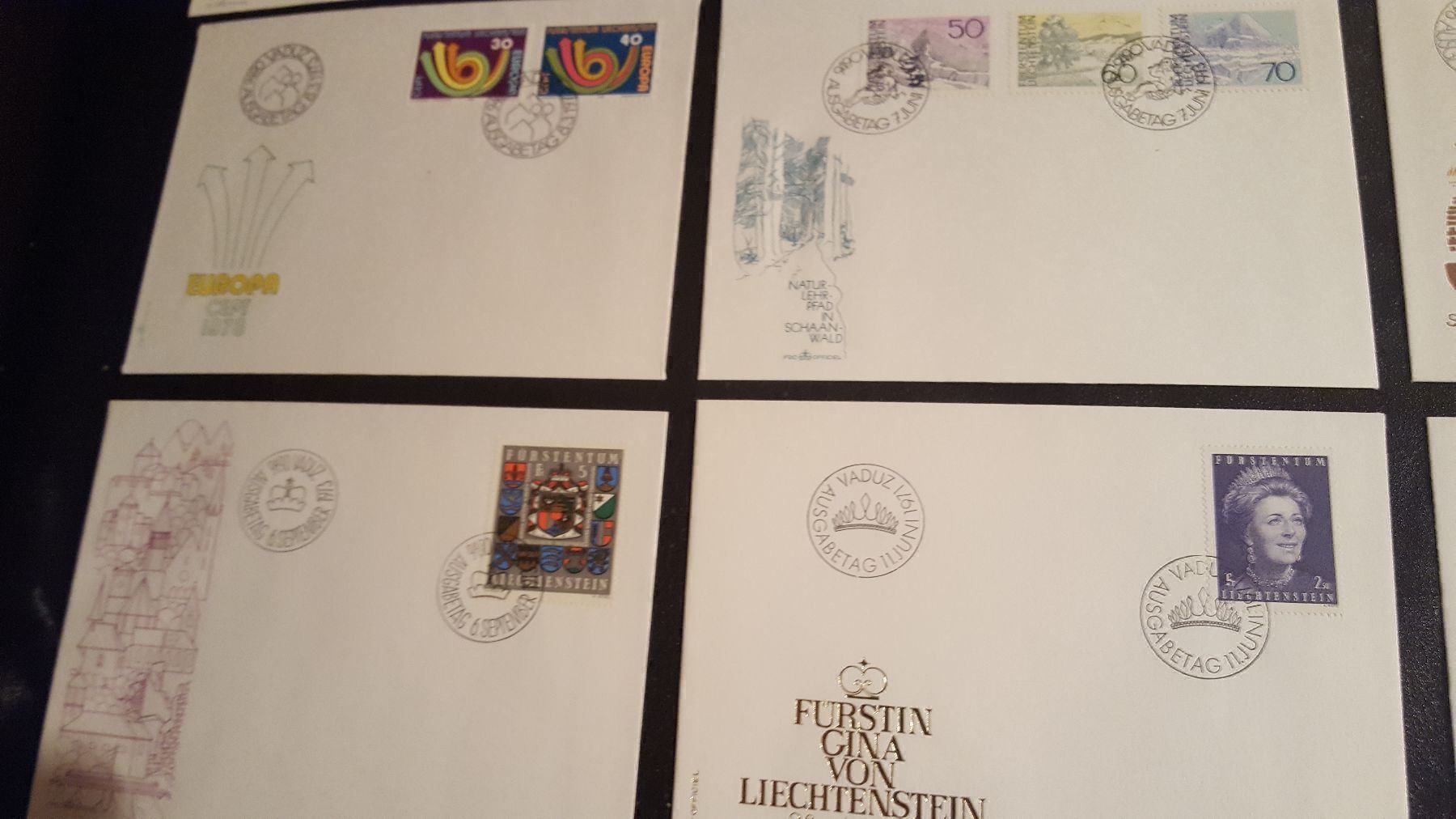 Tutti i francobolli: 60 verschiedene FDC Liechtenstein – Usato da Remetschwil venduto da Hofiii 6
