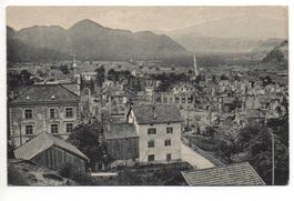 BONADUZ Dorfbrand 1908 - Ansicht vom Kirchturm aus