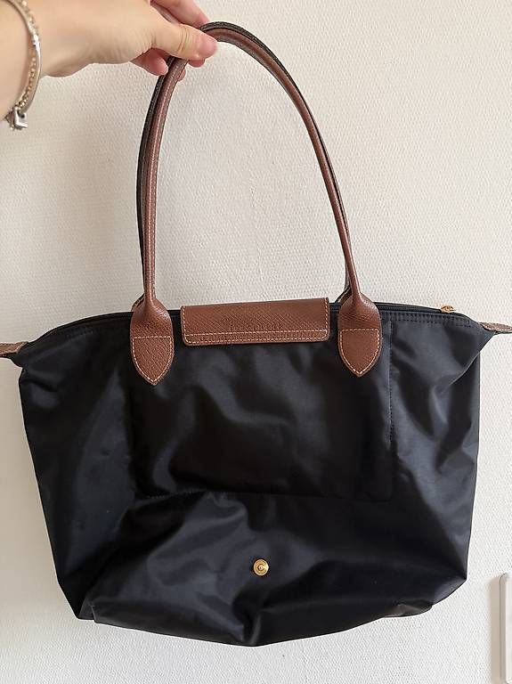 Longchamp Borse da donna: Longchamp Le Pliage Tote Bag Black/Brown – Usato da Zürich venduto da nef_z5q5 2