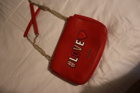 Original Love Moschino Shoulder Bag – Red #LOVE Edition