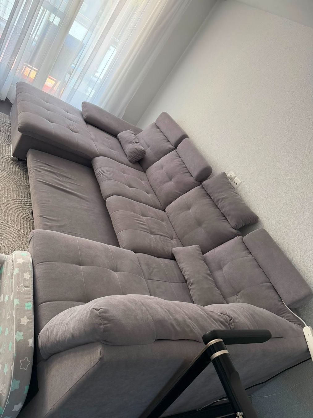 Sofas: Wohnlandschaft / Sofa – Grau – Gebraucht aus Niederglatt ZH von ado_ffd7 1
