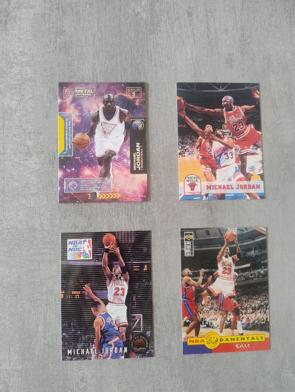 Nba Carte collezionabili: NBA 4 x cartes de Michael Jordan  – Nuovo (secondo la descrizione) da Martigny venduto da julionix