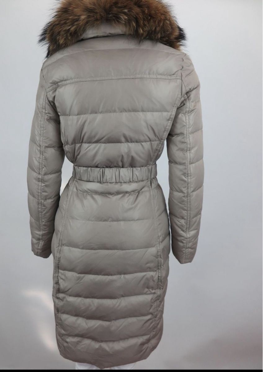 Kookai Cappotti: KOOKAI Stepmantel Beige mit Pelzbesatz – Usato da Watt venduto da Stellina811 1