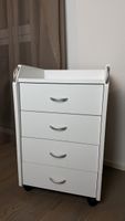 Rollcontainer weiss mit 4 Schubladen guter Zustand