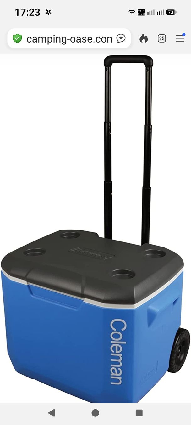 Coleman Frigoriferi & Refrigeratori: Coleman Kühlbox auf Rädern – Usato da zürich venduto da saramarina