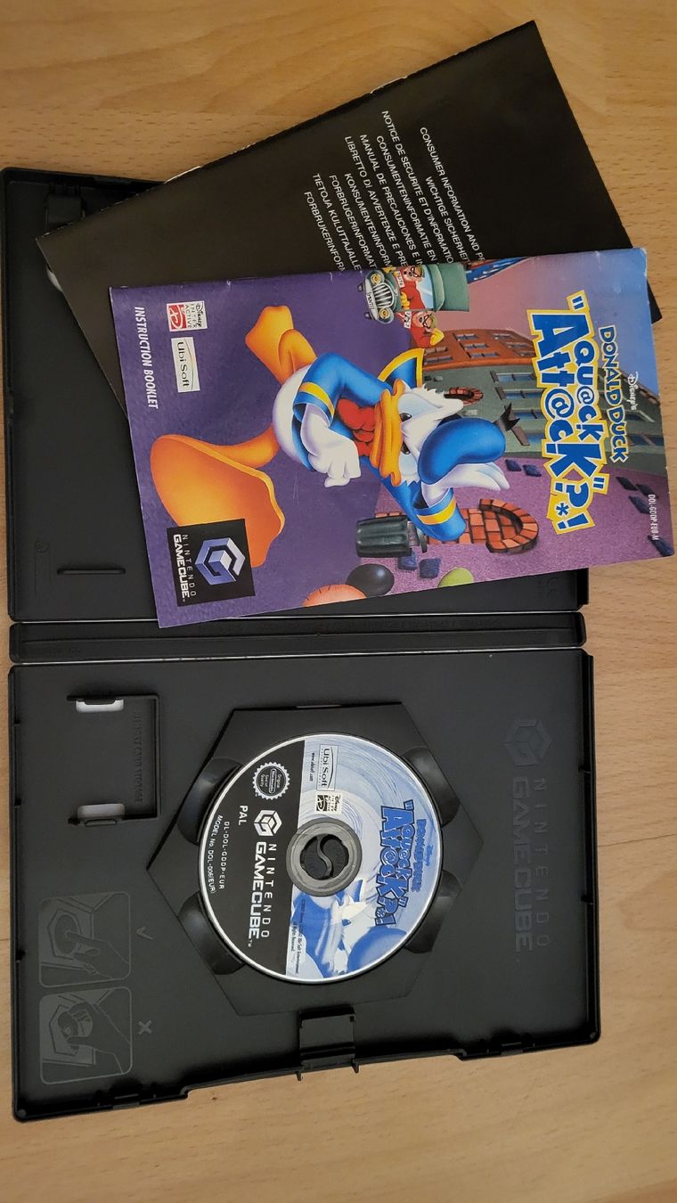 Nintendo Giochi: Donald Duck Quack Attack / Gamecube Spiel Kompl. – Usato da Biel/Bienne venduto da Retrohr 1