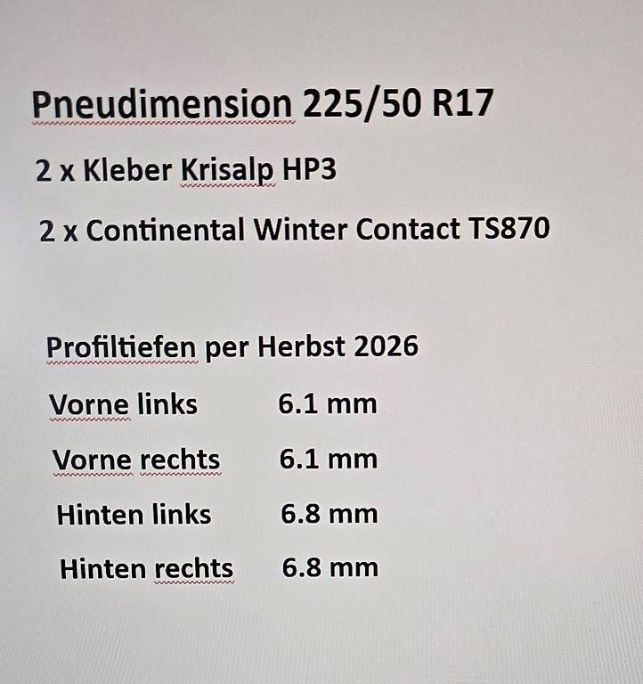 Pneus & Kompletträder: Winter-Kompletträder – Gebraucht aus Winterthur von Bischu76 1