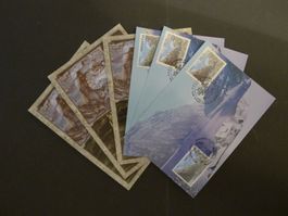 1999 Nr. 983+984+russische Ausgabe 6 Maximumkarten mit ET