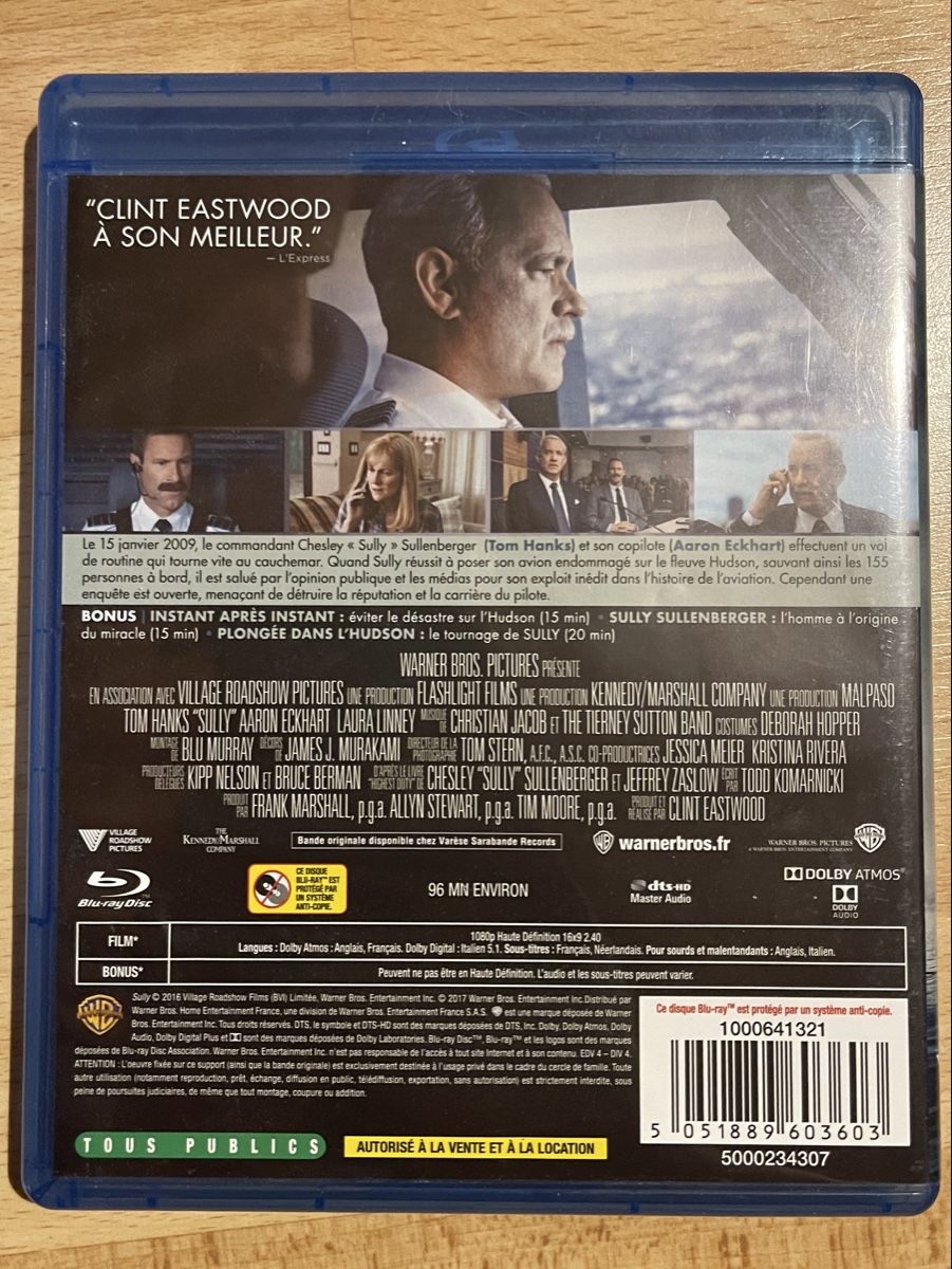 Alle DVDs: SULLY (Blu-ray, 2016) – Gebraucht aus Ligerz von OoPArt 1