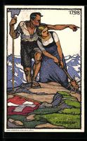 Schweizer Bundesfeier 1913, Bauerpaar au