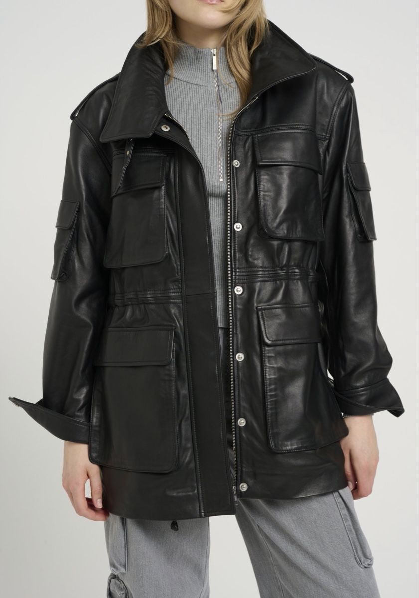 Vestes: Gestuz leather jacket  – Neuf (Voir description) à Paradiso par viorea 5
