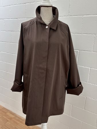 Neue mokkafarbene Jacke v. Ilse Jakobsen Hornbaek, Gr. 46