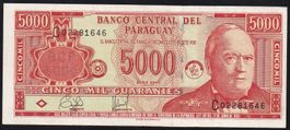 Paraguay 5000 Guaranies 2000