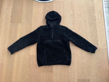 Schwarze Fleece Jacke von Brandit Grösse M