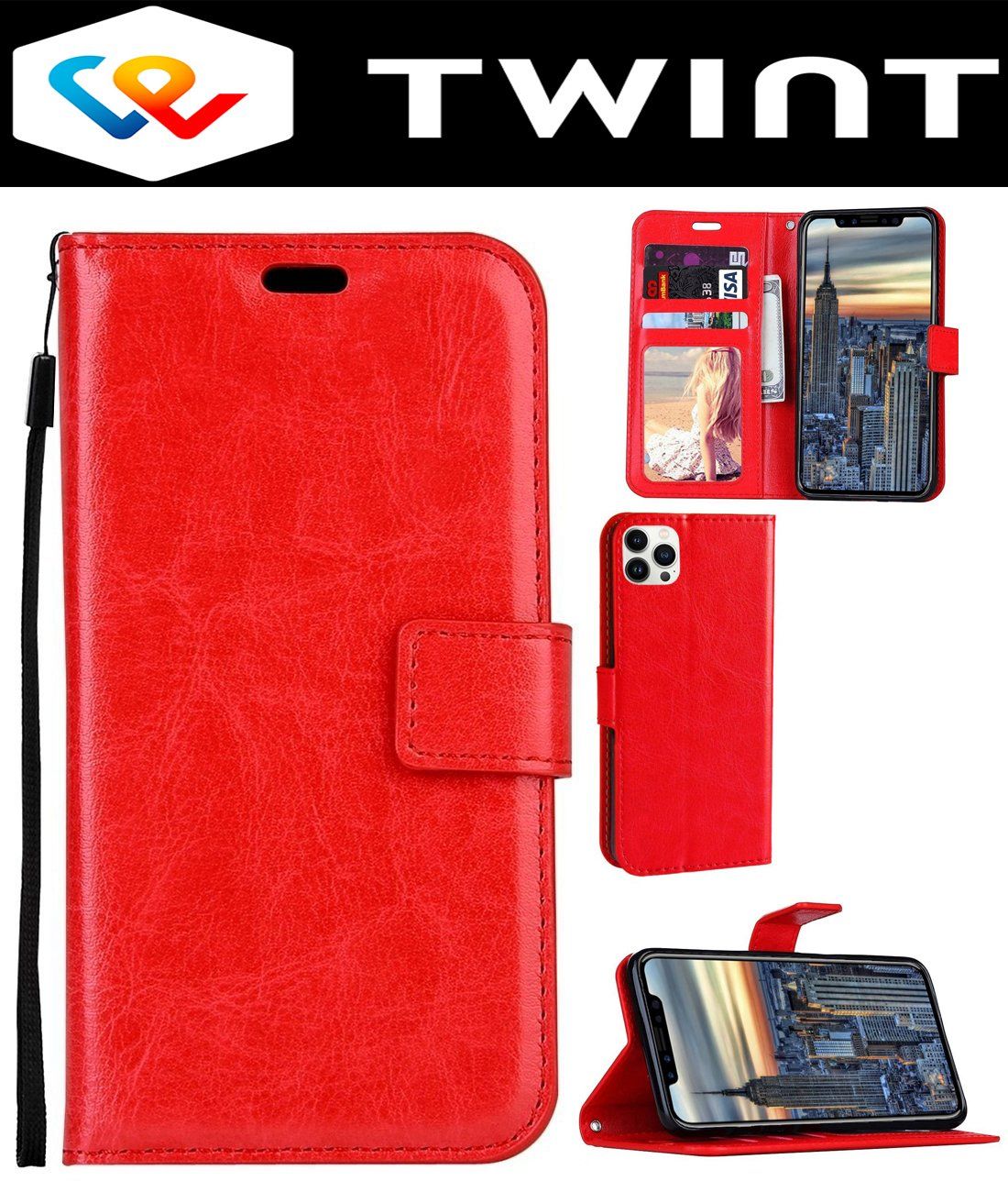 Cover & Protezioni schermo: iPhone 13 Pro Max Hülle Etui Wallet Case Cover Tasche Coque – Nuovo e nell'imballaggio originale da Volketswil venduto da coverandmore