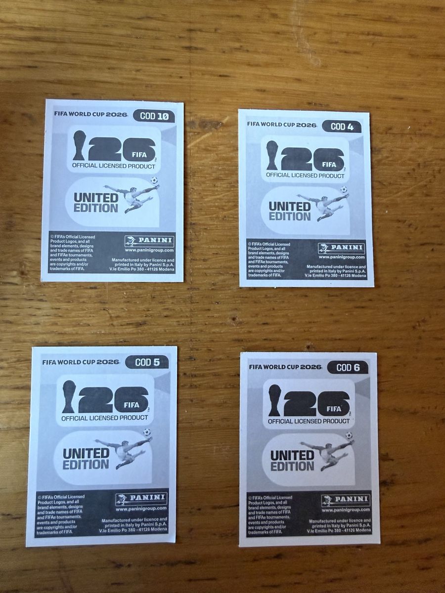 Panini Sammelbilder & Trading cards: Panini 2026 COD10, COD4, COD5, COD6 – Neu (gemäss Beschreibung) aus Masein von Buender45 1