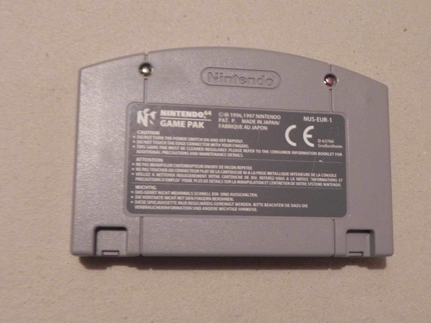 Nintendo Giochi: Nintendo 64 Modul Spiel Game N64 Lode Runner 3D – Usato da Siebnen venduto da krimsie 1