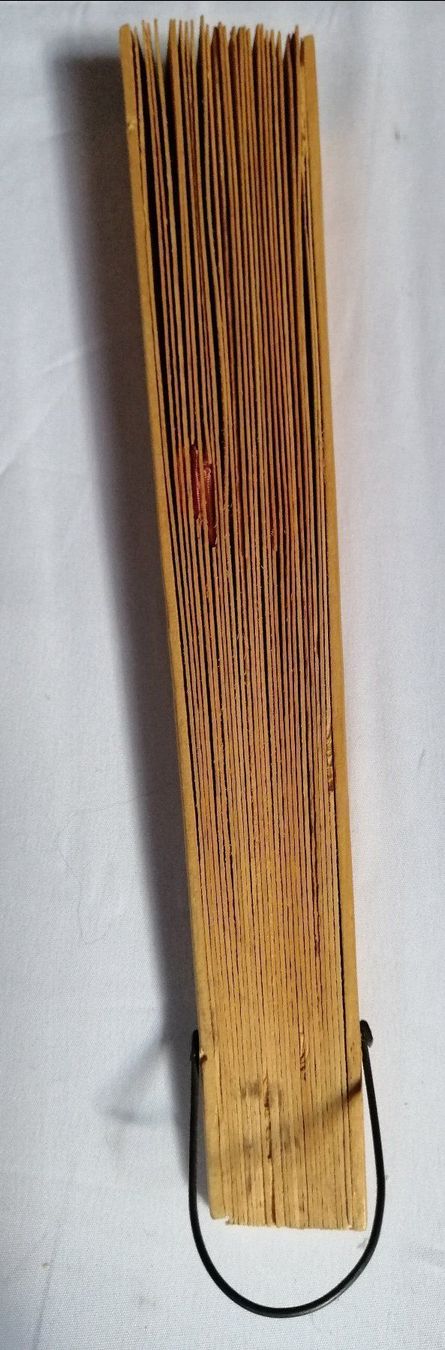 Ventilatoren: Klapphandfächer Handfächer Holz mit Stoffband 36 x 21 cm. – Neu (gemäss Beschreibung) aus Oberriet SG von Atir47 3
