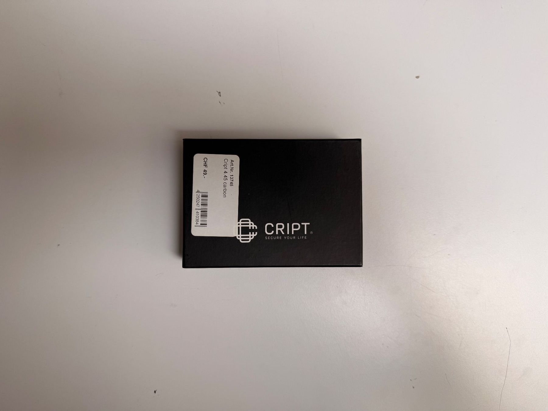 Portafogli: Kartenetui CRIPT RFID Schutz Wallet Schwarz neu – Nuovo e nell'imballaggio originale da Zug venduto da isdach 2